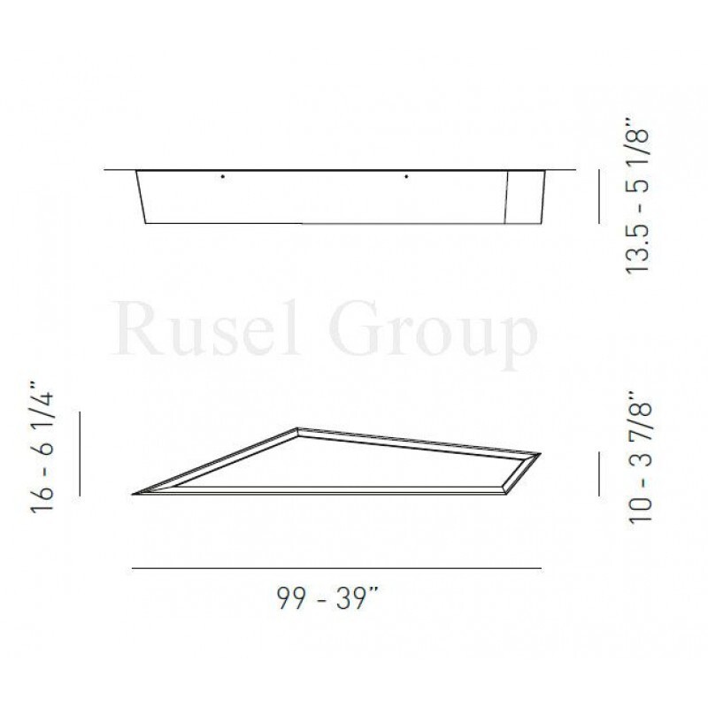 Потолочный светильник AXO LIGHT SHATTER PL P