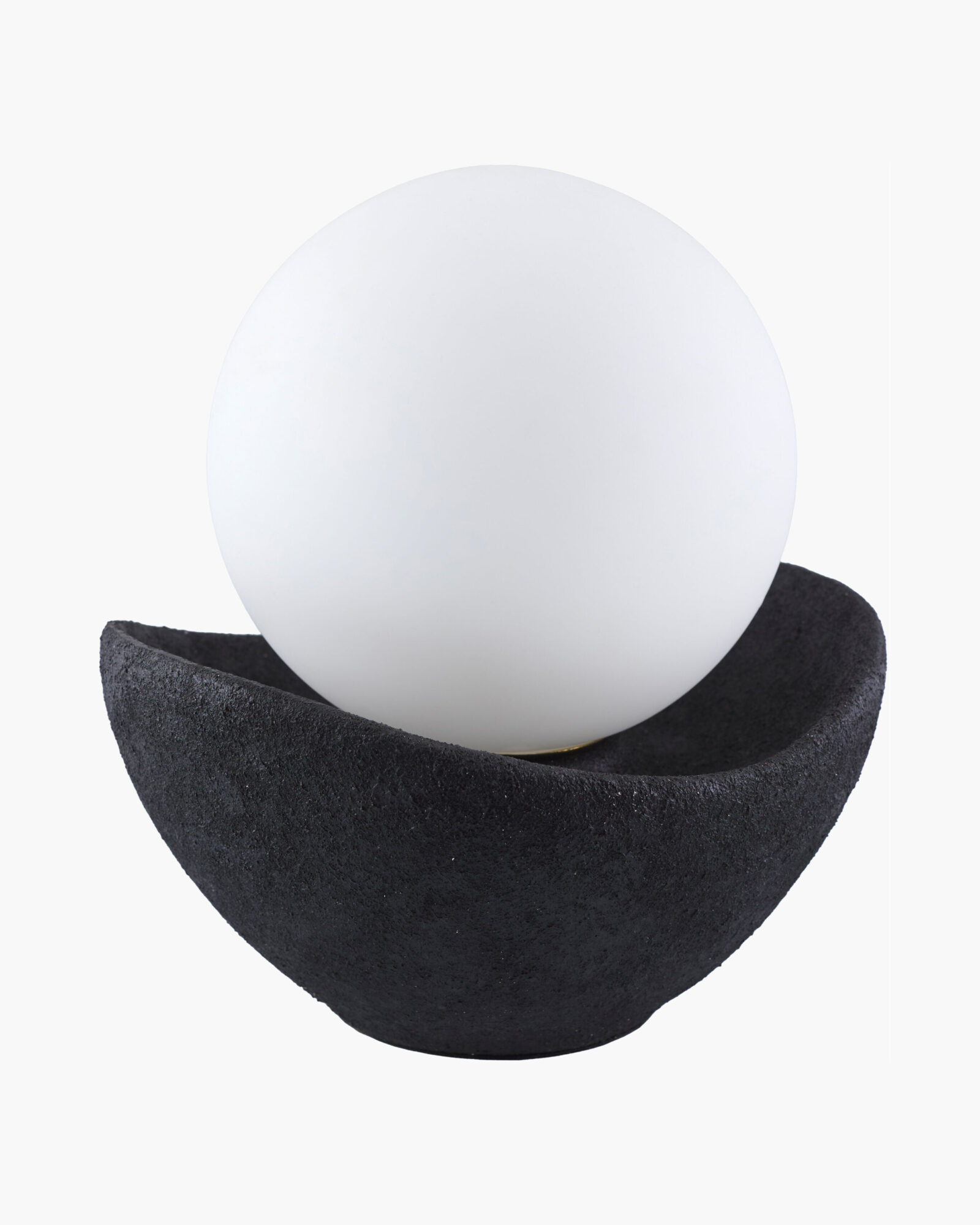 Чёрная настольная лампа Мейперл Louvre Home P3116TB