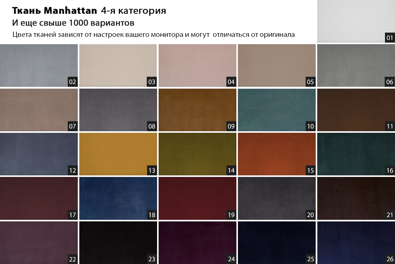 Кровать Siena велюровая Garda Decor GD-Siena160-4К