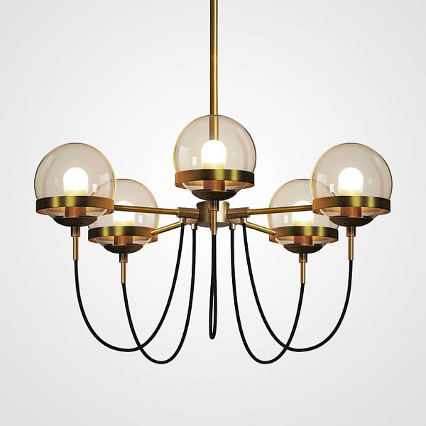 Потолочный светильник ORBIT L5 Bronze by ImperiumLoft