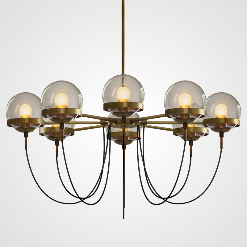 Потолочный светильник ORBIT L8 Bronze by ImperiumLoft