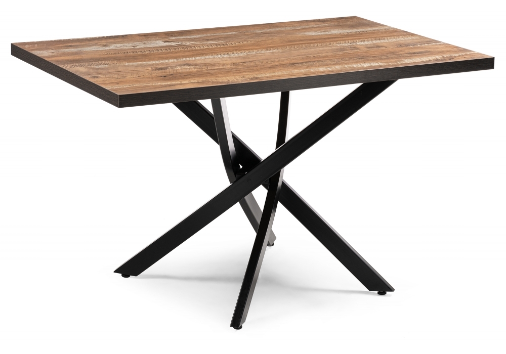 Стол деревянный Woodville Стол Дэй дуб юкон / черный 459655