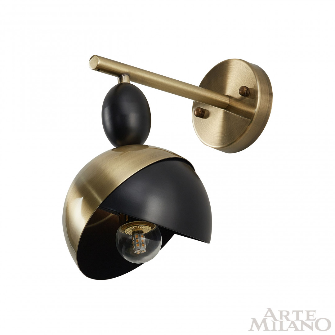 Бра 271307/1B BK/GD Arte Milano