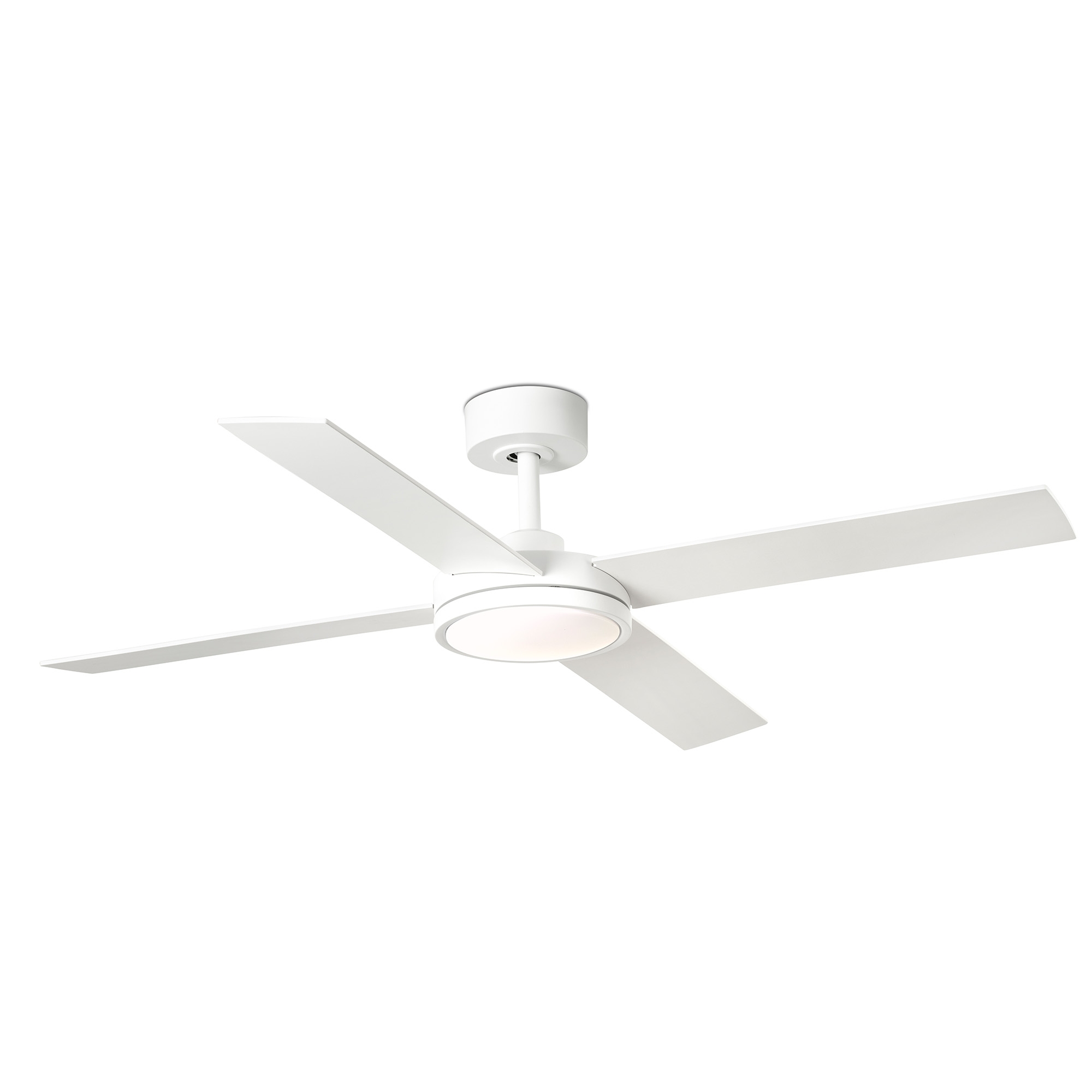 Потолочный вентилятор SAINT Ш1320MM белый 4 PALAS белый 24W CCT Faro