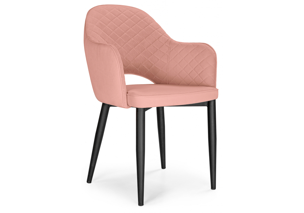 Стул Woodville Vener coral / black 15093