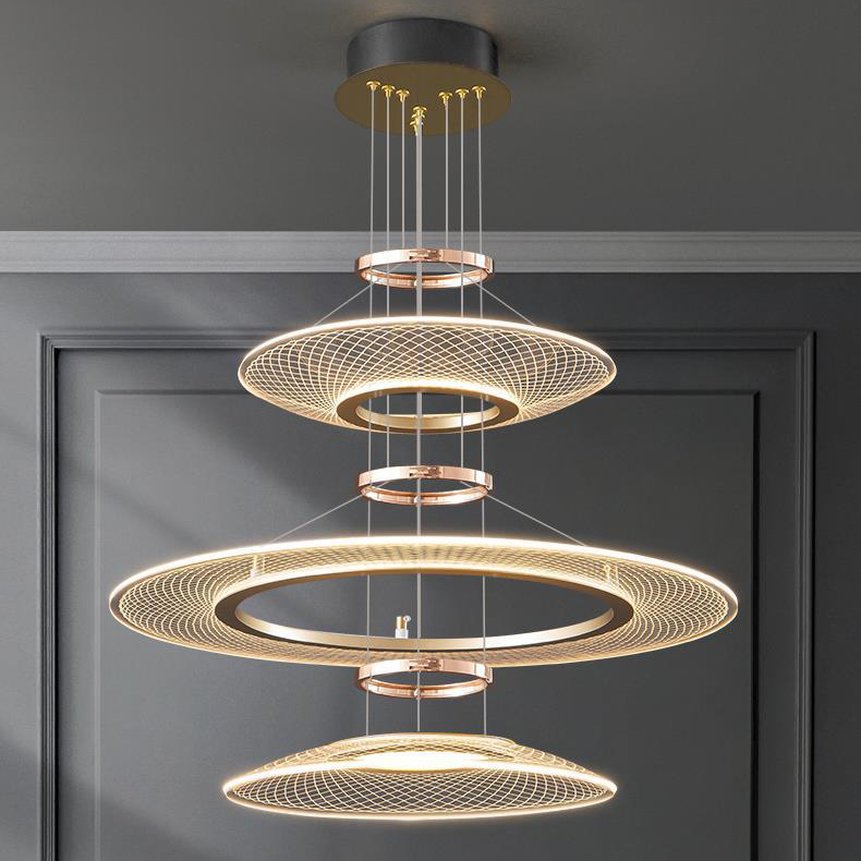 Кольцевая люстра ISTRAL D80+100+80 by ImperiumLoft