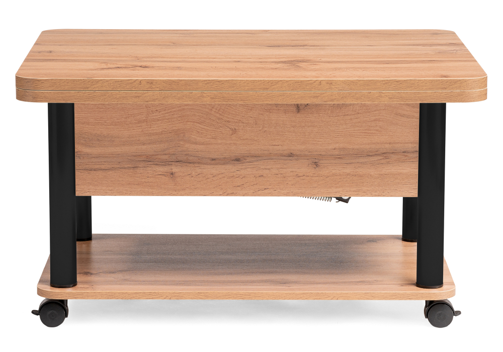 Стол-трансформер Woodville Виват дуб вотан / черный 490591