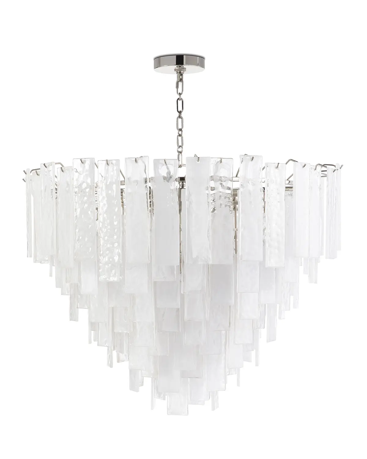 Серебряная люстра Дидро Louvre Home JJ10211-16D nickel