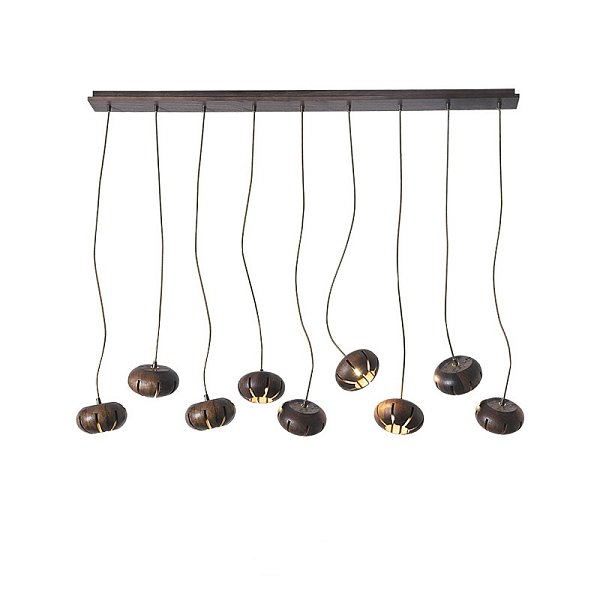 Дизайнерская люстра CAPSULES L110 Dark wood by ImperiumLoft