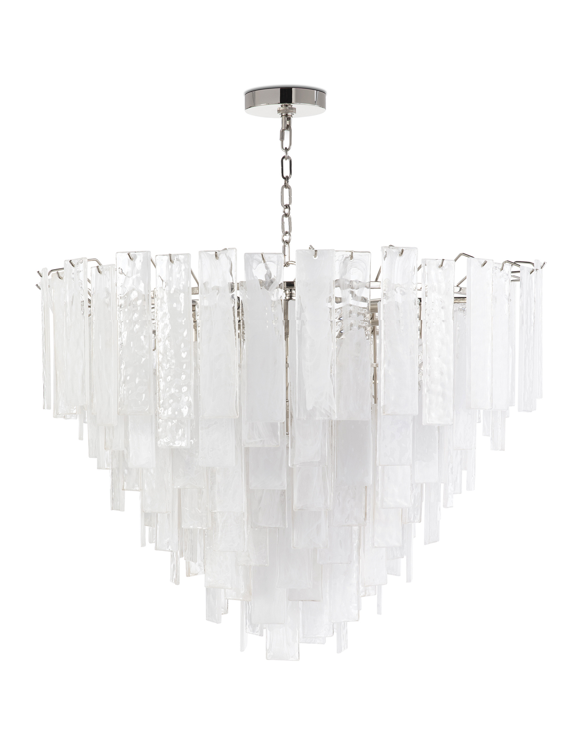 Серебряная люстра Дидро Louvre Home JJ10211-16D nickel