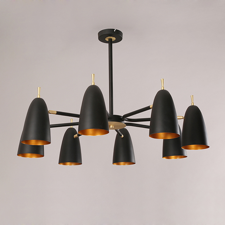 Люстра на штанге PINNACLE D86 Black by ImperiumLoft