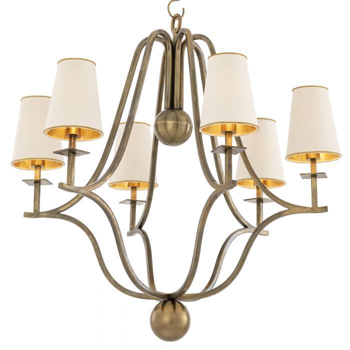 Люстра Eichholtz Valentina vintage brass finish 114189