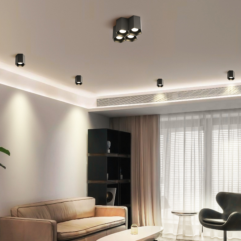 Точечный светодиодный светильник CONSOLE L4 Black 3000К 20W by ImperiumLoft