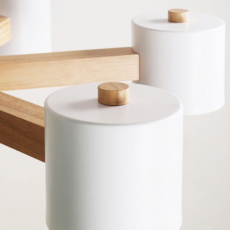 Люстра на штанге MALMO L8 White by ImperiumLoft