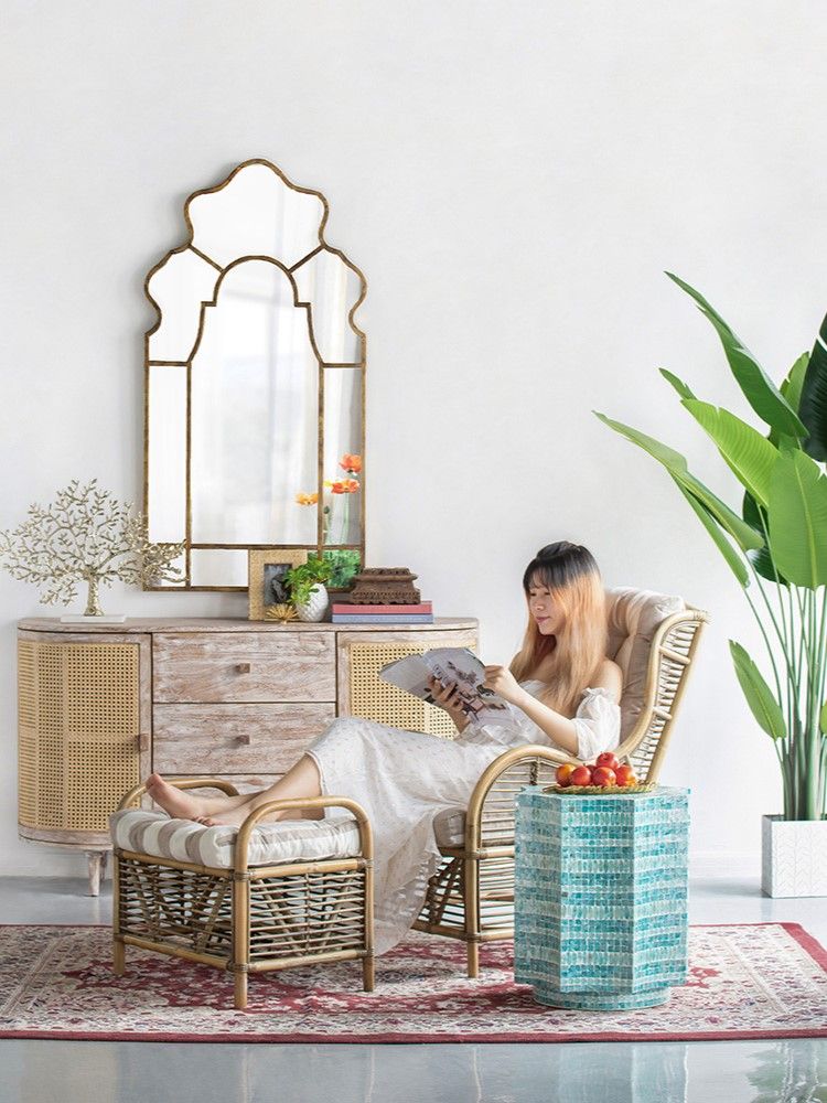 Кресло с банкеткой Glasar 44904