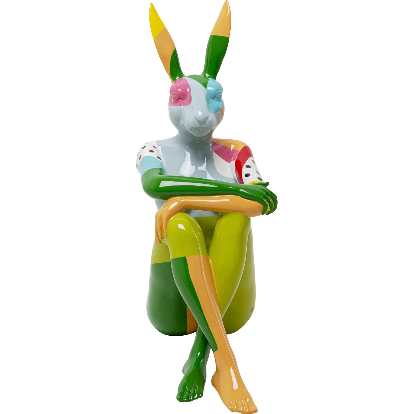 Фигура декоративная Gangster Rabbit Colore 80 см KARE 56292