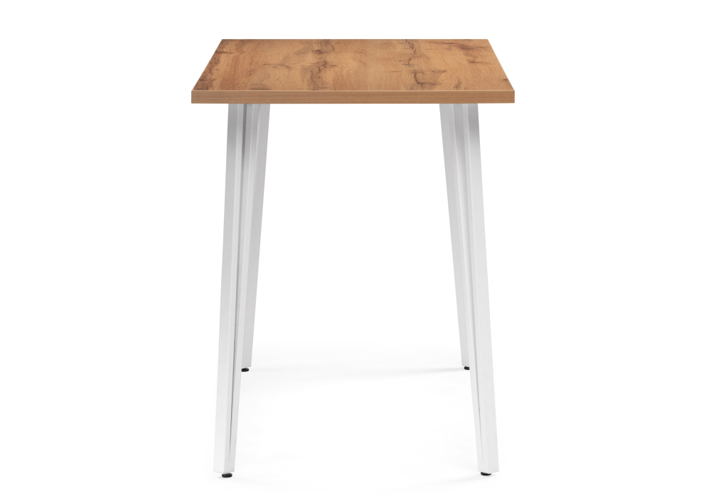 Стол деревянный Woodville Денвер Лофт 120х60х75 25 мм дуб вотан / белый матовый 506943