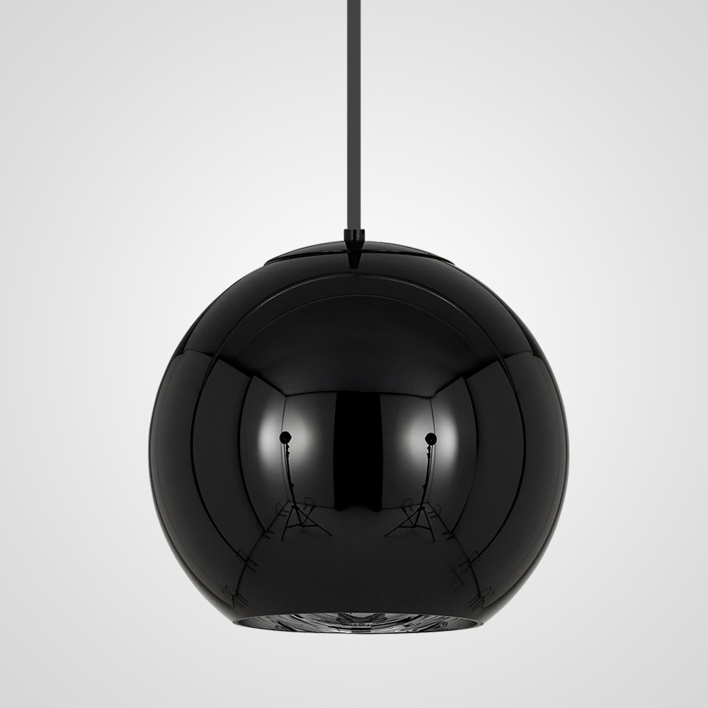 Подвесной светильник Copper Shade Black D35 by ImperiumLoft