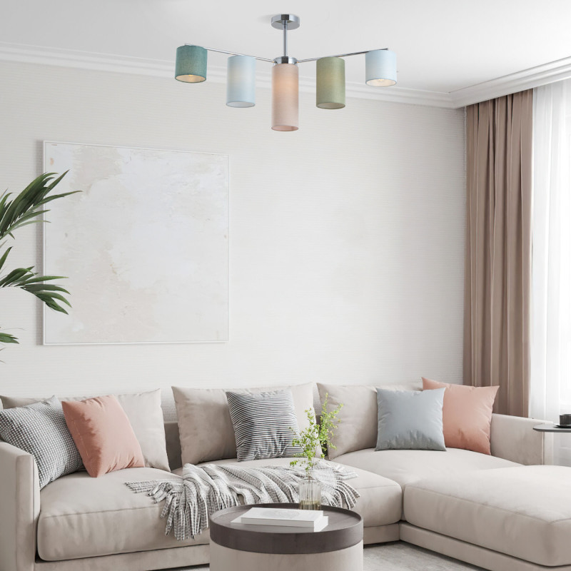 Люстра на штанге Eurosvet 60151/7 хром