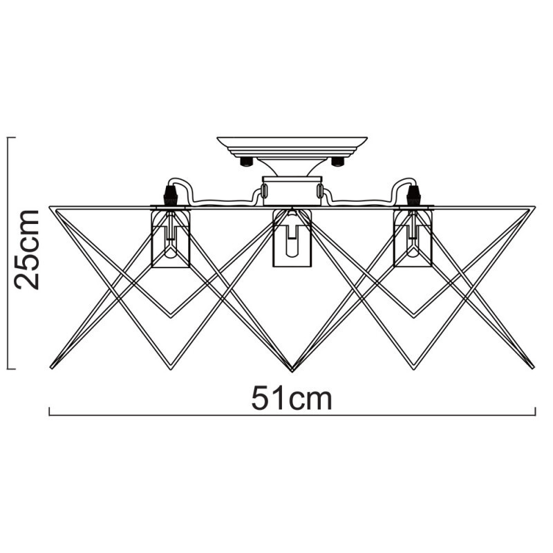 Накладная люстра Arte Lamp A6048PL-5CC