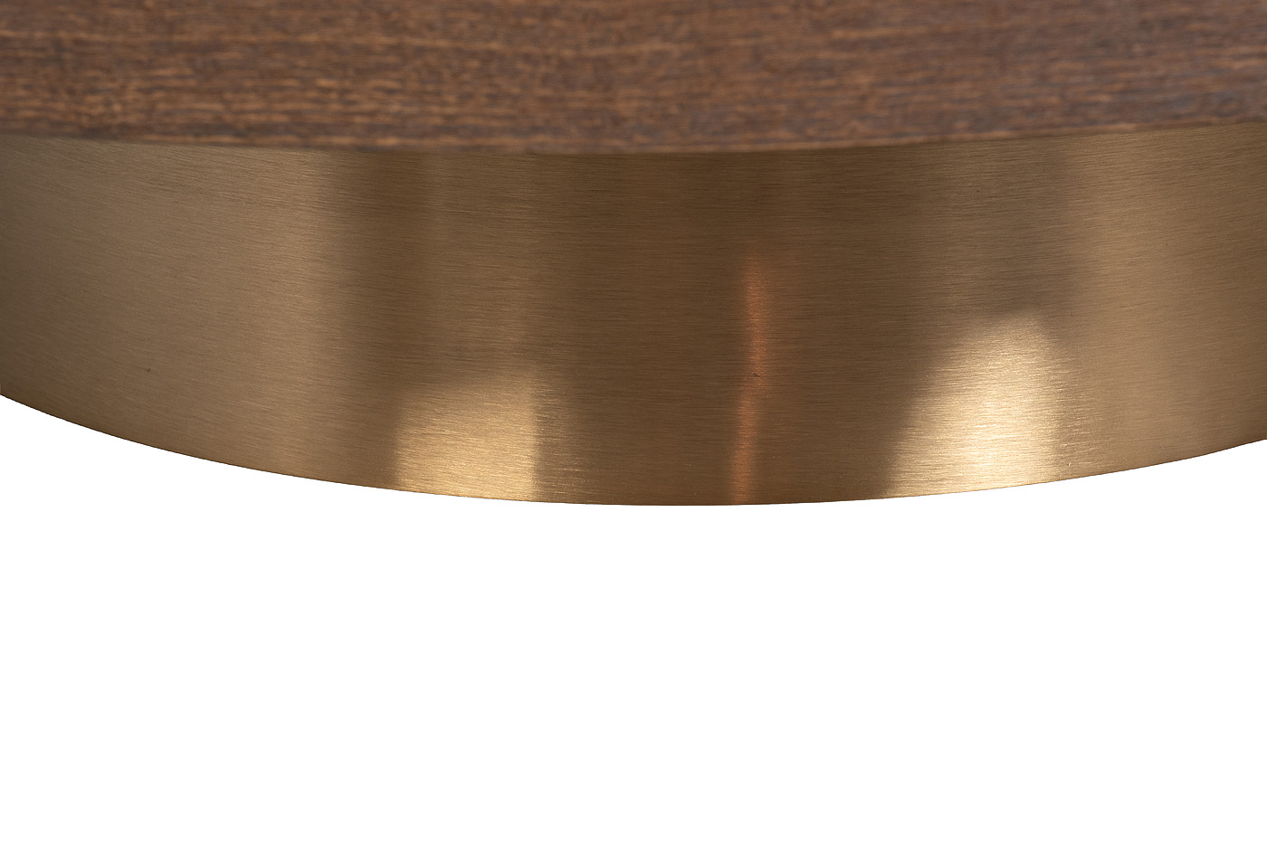 Стол журнальный круглый темный шпон Garda Decor KFG204