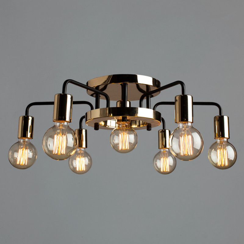 Накладная люстра Arte Lamp A6001PL-7BK