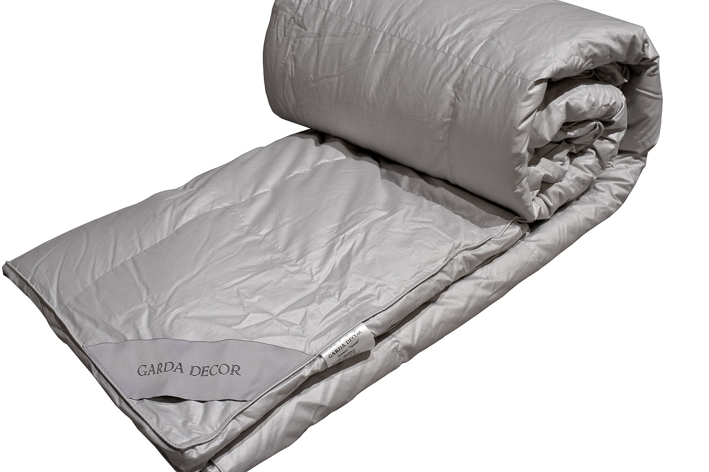 Одеяло Прима 140х205см 100% серый гусиный пух Garda Decor 104BP-21420