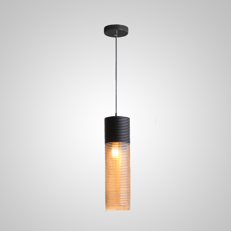 Подвесной светильник RENORD D16 black amber by ImperiumLoft