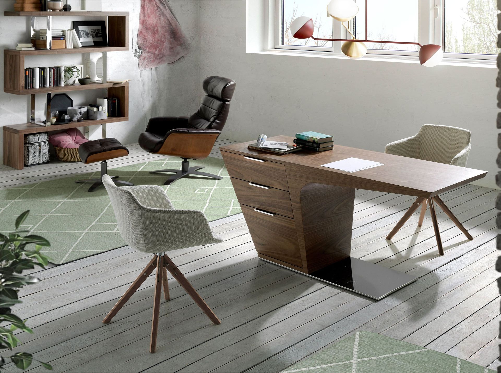 Письменный стол Belleza LE051 /3012 орех Angel Cerda