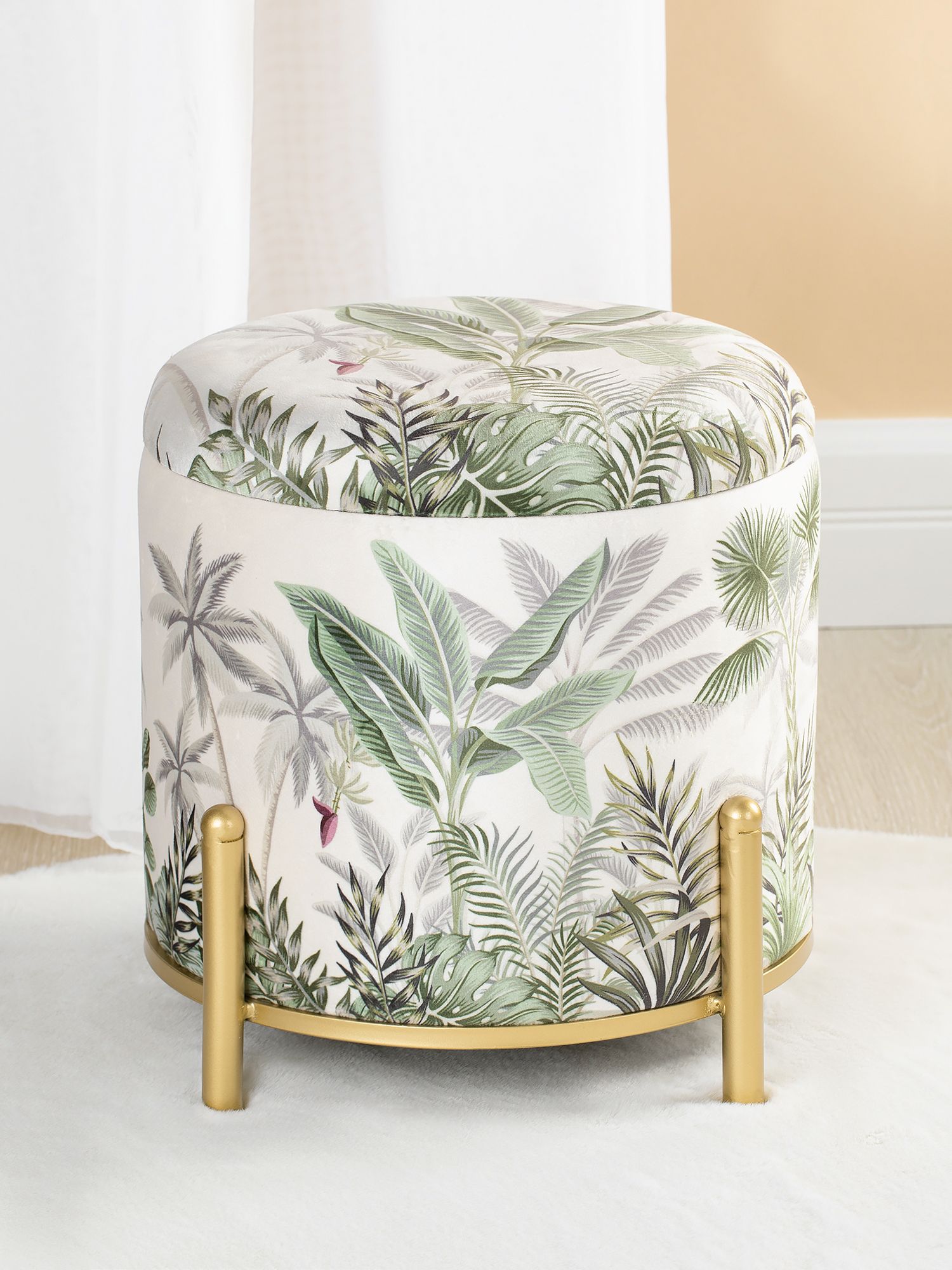 Пуф с крышкой Glasar 49-235M