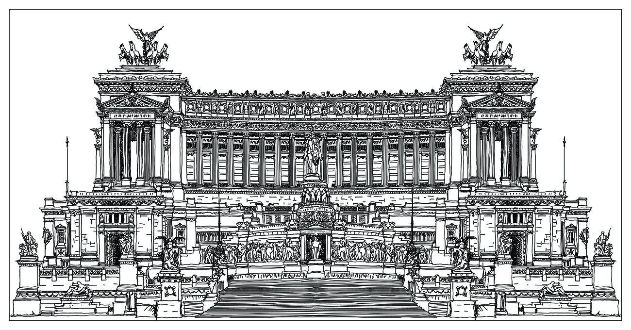 Постер "Дворцовый ансамбль-4" Garda Decor 54STR-PALACE4