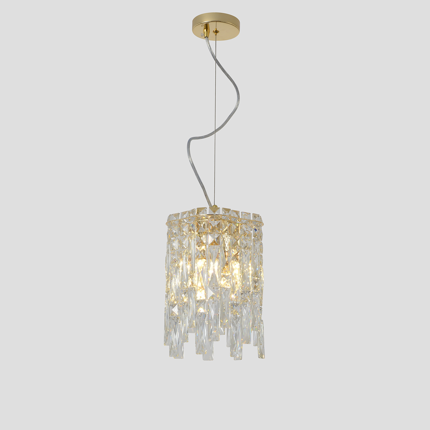 Светильник подвесной Crystal Lux ABRIL SP2 GOLD