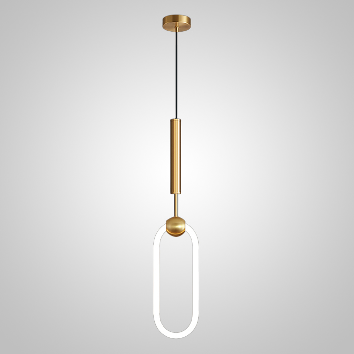 Подвесной светильник FINNUR B H30 Brass by ImperiumLoft