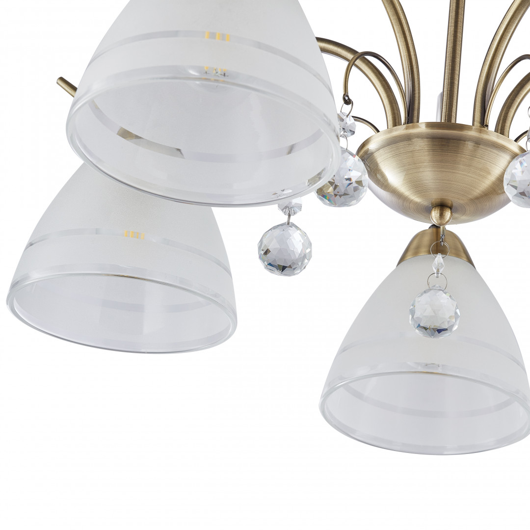 Люстра подвесная с плафонами 334756/5 AB Arte Milano