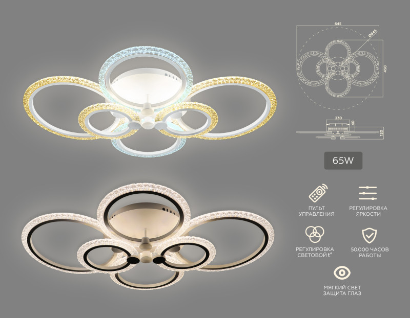 Накладной светильник Ambrella Light FA4065