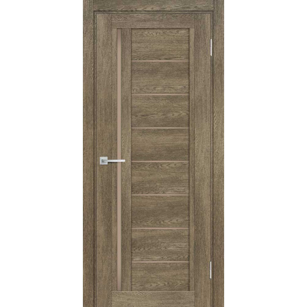 Межкомнатная дверь Graf ТЕХНО-801 бронза сатинат Бруно (1900 х 600)