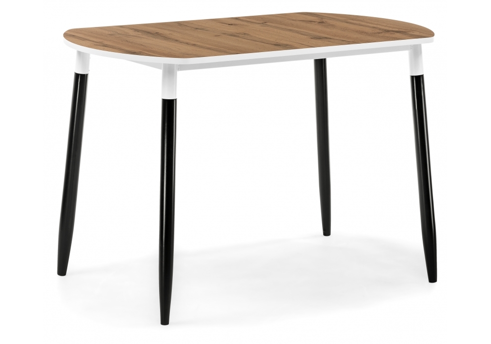 Стол деревянный Woodville Гуанг дуб вотан / черный 459651