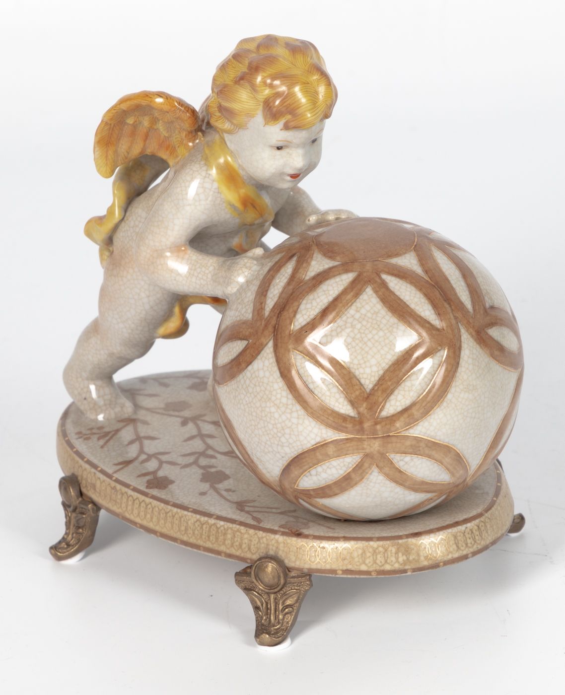 Фигурка Ангел с шаром Glasar F1121HC/X2346