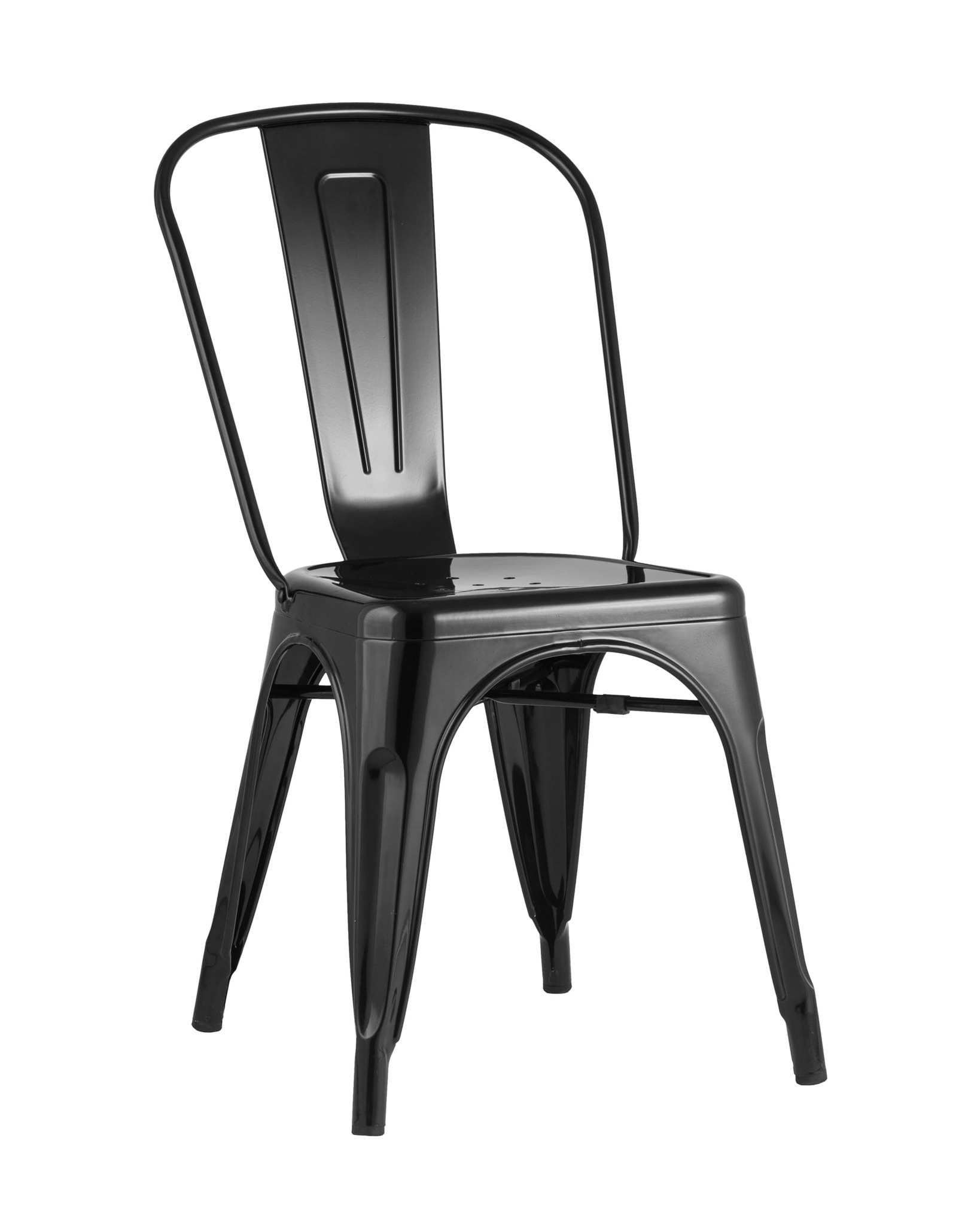 Стул TOLIX черный глянцевый Stool Group