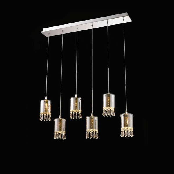 Подвесной светильник  Delight Collection Crystal Tube 6