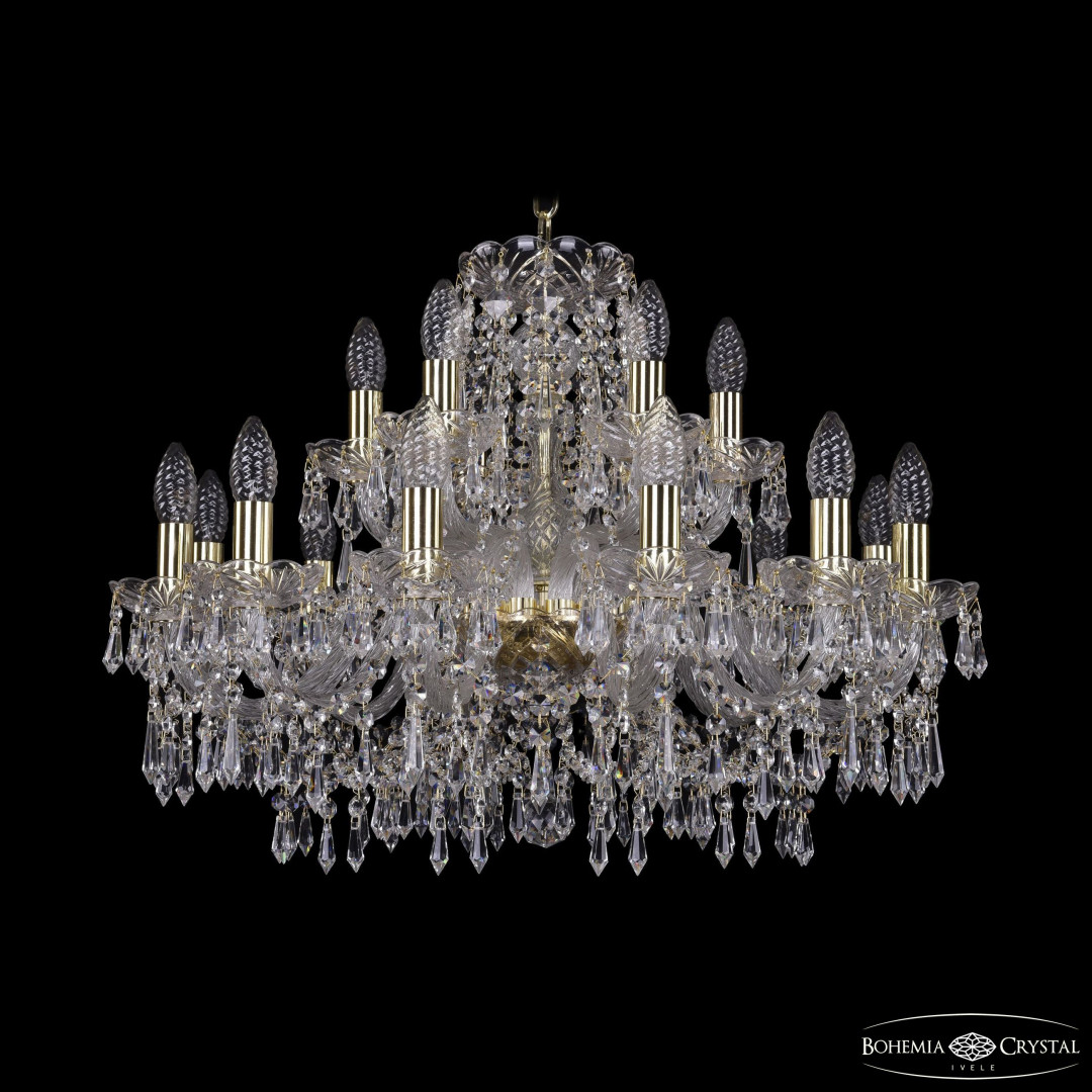 Люстра хрустальная 1403/12+6/240 G