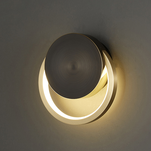 Настенный светильник WOLKE SMALL D15 Brass by ImperiumLoft