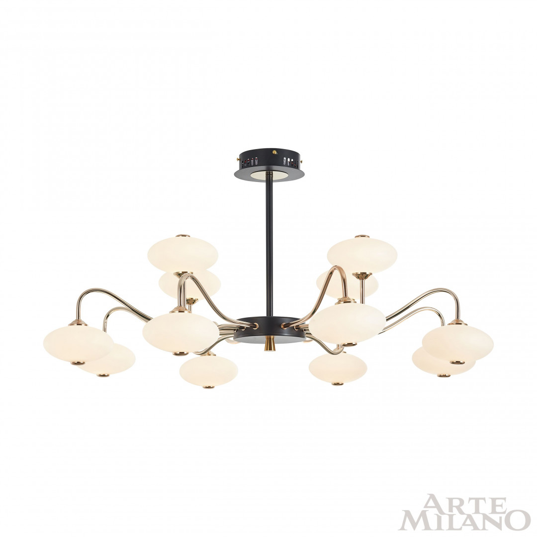 Люстра светодиодная 273908/12 BK/GD Arte Milano