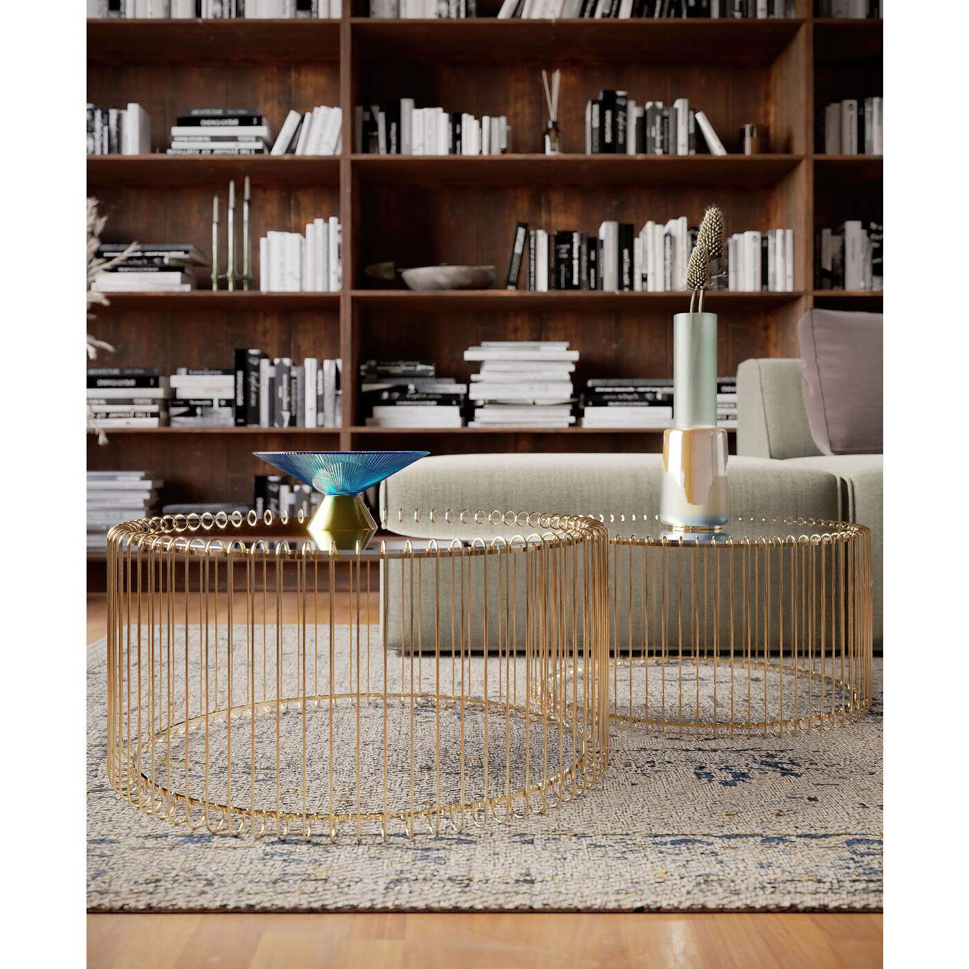 Столик кофейный KARE Wire 83456