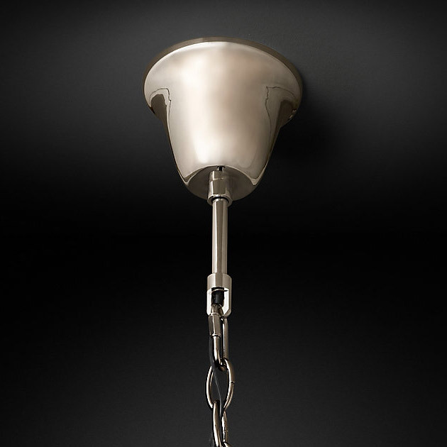 Люстра Restoration Hardware 1920s Odeon Clear Glass Fringe 7-Tier Polished Nickel