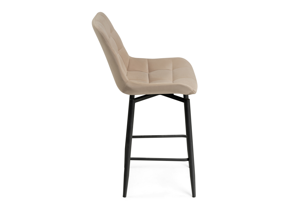 Барный стул Woodville Алст К крутящийся бежевый / черный 502281