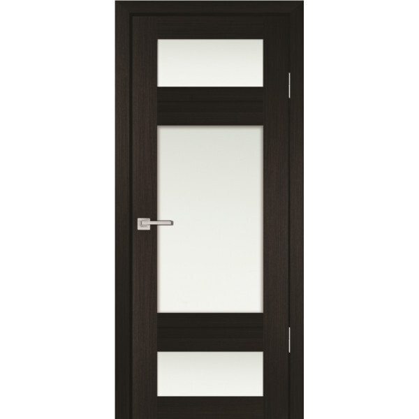 Межкомнатная дверь Graf PS-06 белый сатинат Мокко (2000 х 900)