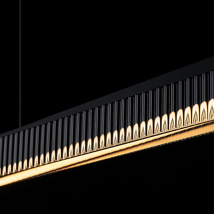 Реечный, рядный светильник CHIFFA SKEW L100 BRASS by ImperiumLoft