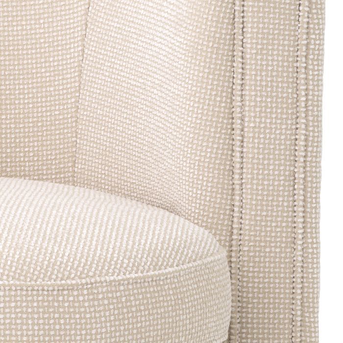 Вращающееся кресло Eichholtz Amanda beige 116339
