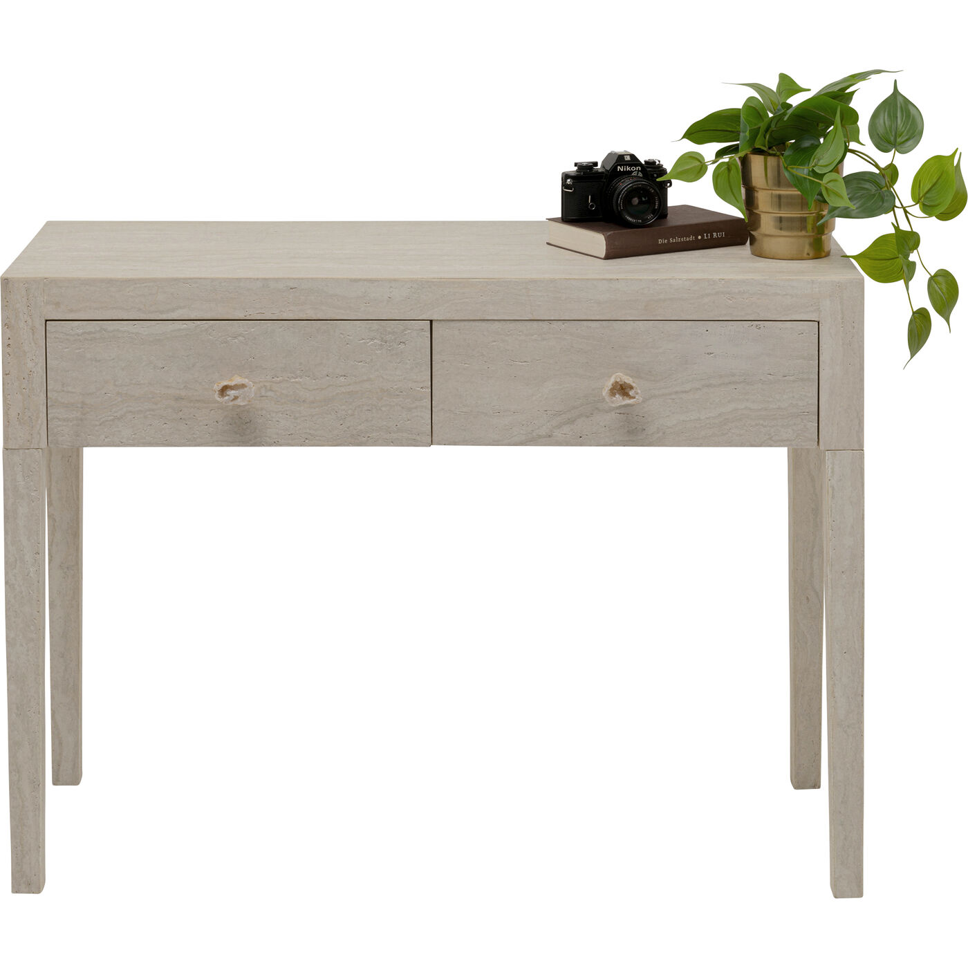 Консоль Travertino Drawers 100x77cm KARE 71054